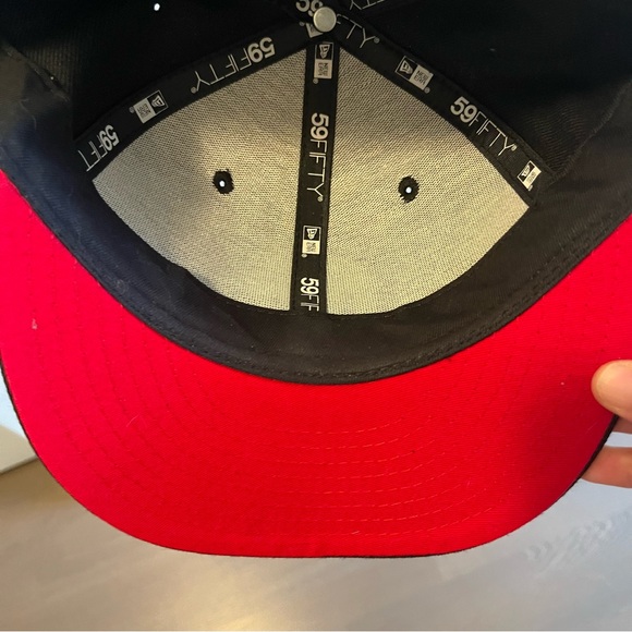 Golden State Warriors The City Baseball Cap Size 7 1/4 Hardwood Classics Black - Picture 2 of 7